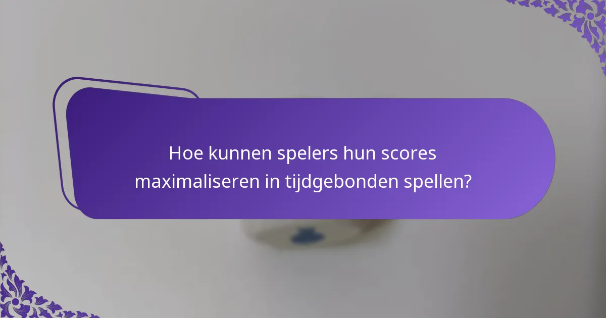 Welke variaties bestaan er in scoringssystemen in verschillende tijdgebonden spellen?