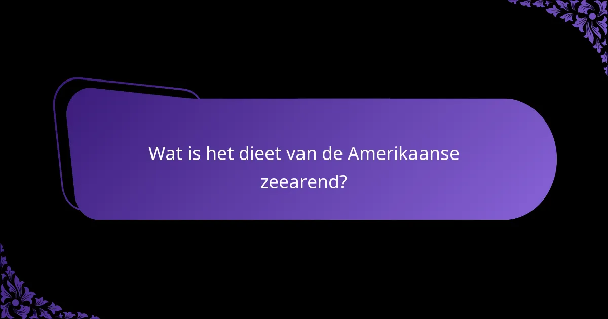 Wat is de conserveringsstatus en de bedreigingen voor Amerikaanse zeearenden?