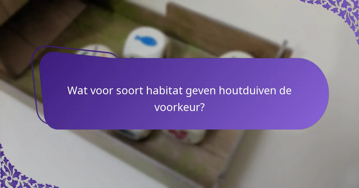 Hoe verhouden houtduiven zich tot andere eendensoorten?