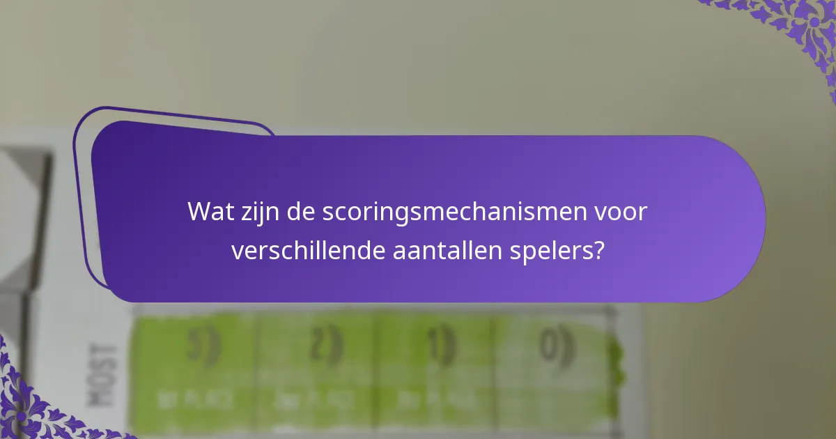 Welke strategieën kunnen worden toegepast voor verschillende aantallen spelers?