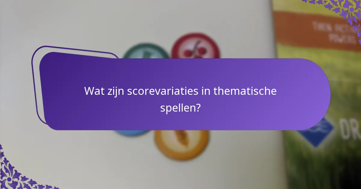 Hoe kunnen spelontwerpers scorevariaties implementeren?